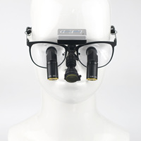 Loupes chirurgicales dentaires ergonomiques 3x 4x 5x 6x 8x 8,5x avec lentilles optiques à grossissement réglable et lampe frontale 5W