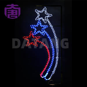 Variety 2d Motif Outdoor String <b>Light</b> Pole For <b>Christmas</b> Halloween & Landscape Decorations-customizable Aluminum Alloy - Product Image 1