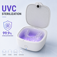 Boîte de stérilisation UV-C portable pour appareils dentaires, gouttières et prothèses, rechargeable Type-C, OEM