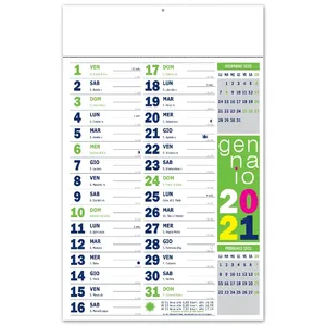 Calendario Trimestral Holandés Fluo, Merchandising Personalizado - Product Image 1