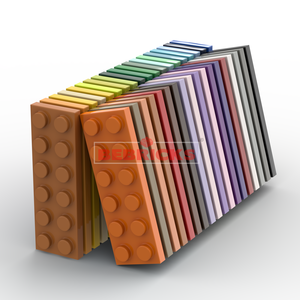 บล็อกตัวต่อ BEBRICKS ชุดที่ 3795 แผ่น 2x6 ของเล่นตัวต่อพื้นฐาน MOC ชุดแผ่นสำหรับเด็กชายและเด็กหญิง สร้างสรรค์ - Product Image 2