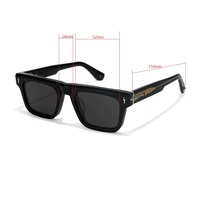 Lunettes de soleil tendance JMM Marie UV400, monture en acétate de haute qualité, lunettes de soleil de luxe, Laramie, sans logo Jacques
