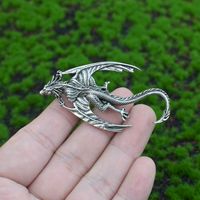 Broche Dragon Viking Vintage de Mode en Gros pour Hommes et Femmes, Amulettes, Broches Animaux, Badges de Revers pour Chemises, Bijoux