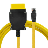 Cable ENET Amarillo para BMW, Actualización de Datos Ocultos, Codificación ICOM, Programador de ECU, Herramienta de Diagnóstico Automotriz, Escáner OBD OBD2
