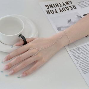 Bracelet pour femme Dylam, design tendance, bijoux fins, plaqué or 18 carats, argent 925, chaîne de doigt, zircone 5A - Product Image 2