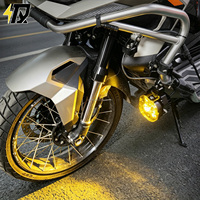 Phare de moto à lentille LED cinq puces 6000K haute puissance, phare tout-terrain, feux de jour, accessoire de mise à niveau après-vente