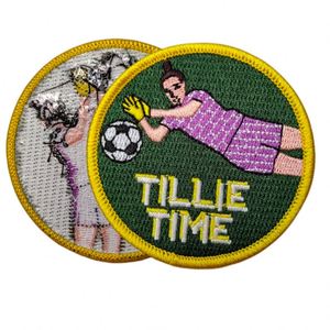 Custom Preppy Embroidered Sports <b>Patches</b> Football Woven Fabric Badges Alphabet <b>Sew</b>-<b>on</b> <b>Sew</b>-<b>on</b> Hat Accessories Bulk <b>Patches</b> - Product Image 3