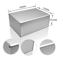 Boîtier d'alimentation pour projet électronique, prix usine Chine, anodisation personnalisée, boîtier en alliage d'aluminium extrudé pour PCB, IP54