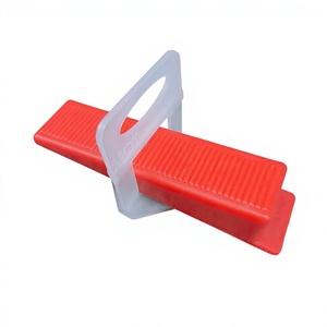 Thien Quang Smart Tools Industrial Tile Leveling System Clips (PP Plastic) Transparent Self-adhesive Smooth Installation Sizes - Product Image 1