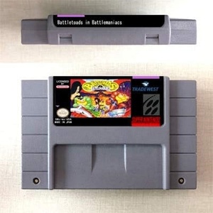 Versión <span class=keywords><strong>de</strong></span> EE. UU. NTSC PAL <span class=keywords><strong>Super</strong></span> para <span class=keywords><strong>Nintendo</strong></span> S Cartucho Battle Blaze Tarjeta <span class=keywords><strong>de</strong></span> <span class=keywords><strong>juego</strong></span>-Double Dragon y Battletoads Material plástico - Product Image 4