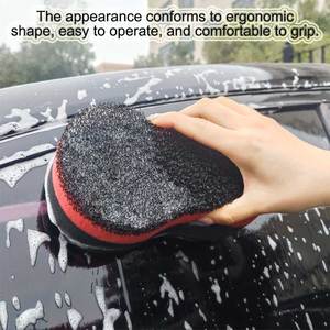 ฟองน้ำล้างรถอเนกประสงค์เครื่องมือทำความสะอาดรถทรงคลื่นรังผึ้งขนาดใหญ่8รูปทรงเฉพาะก้อนสำหรับล้างรถ - Product Image 3