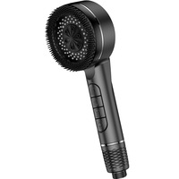 Ensemble de douche transfrontalier ABS moderne et minimaliste, multifonctionnel, avec pommeau de douche à touches de piano et jet puissant, offrant des modes de pulvérisation, de bulles et de pluie