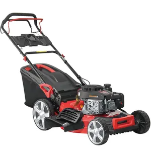 Hot sales lowest price 21"gasoline lawn mower factory HG51SMH-V200D with battery