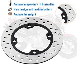 Disque de frein de moto arrière de 220mm pour Triumph <span class=keywords><strong>Daytona</strong></span> 675/600/995 Speed Triple 1050/675/885/955 Street Triple 675 R Speed Four - Product Image 2
