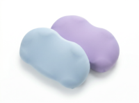 Oreiller ergonomique nuage OEM d'usine, personnalisé en mousse à mémoire de forme intégrale, pour la sieste, avec motif uni et antibactérien