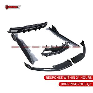 Nouvel arrivage : Kit carrosserie Adro Style en fibre de carbone sèche pour Chevrolet Corvette C8 – Lame avant, lame arrière, jupes latérales et aérations - Product Image 5