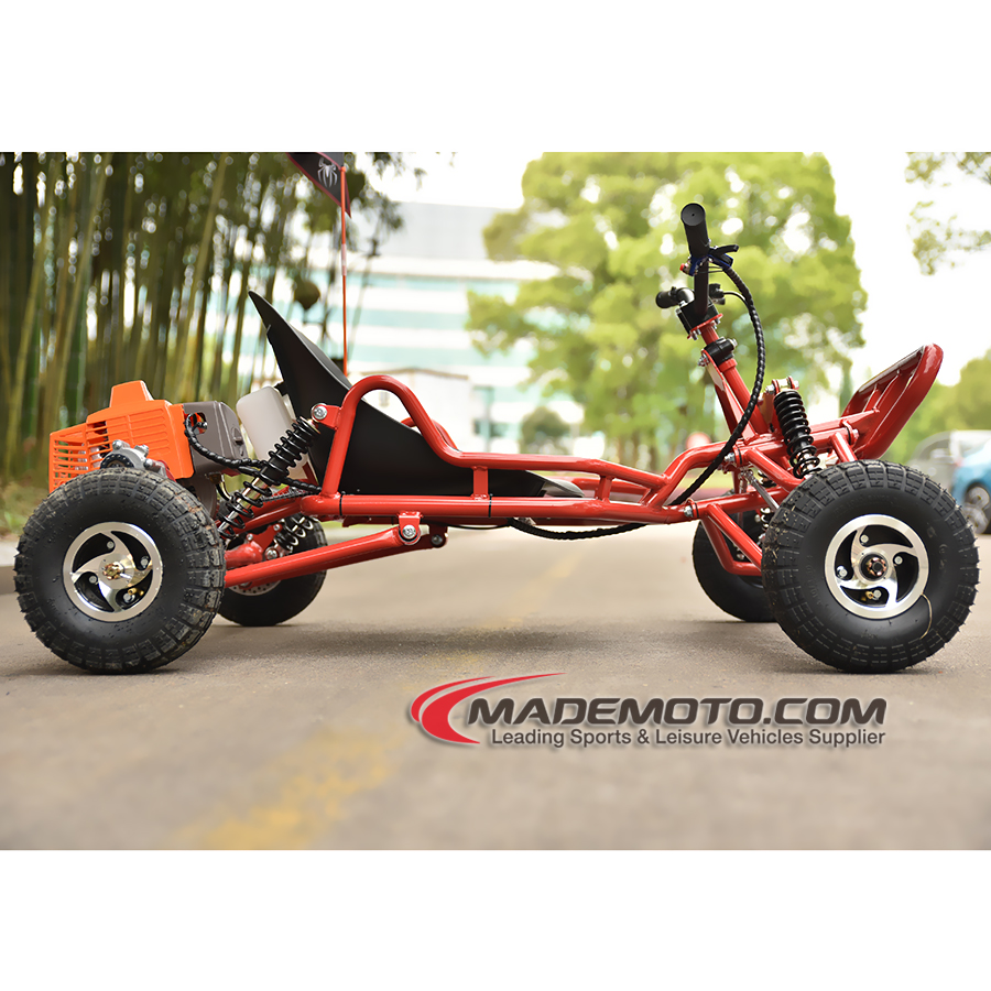ゴーヘルメット付き無動力ゴーカート63ccオフロードレーシングカート