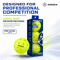 Balle de pickleball conforme USAPA à 40 trous, disponible en moulage par injection et par rotation |   Commandes OEM et en gros bienvenues