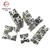 Perfil de Extrusión de Aluminio con Ranura en T 1530 2040 2025 2026 3060 4040 4080 para Mesa de Impresora 3D de Uso Industrial
