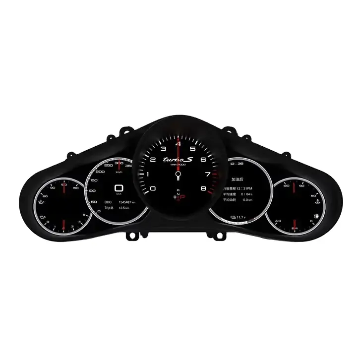Panel instrumen Cluster Digital pemutar dasbor ZWNAV untuk Porsche Cayenne 2011-2016 Speedometer multifungsi