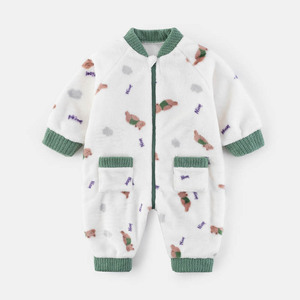 <span class=keywords><strong>Pigiama</strong></span> intero invernale caldo per ragazze, foderato in <span class=keywords><strong>pile</strong></span> spesso, con motivo a cartoni animati e comoda apertura all'inguine - Product Image 1