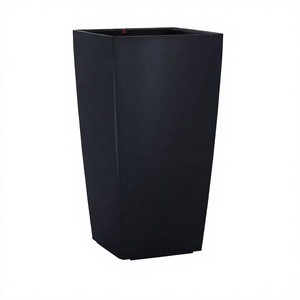 Macetero Cuadrado Lechuza <span class=keywords><strong>Cubico</strong></span> de Fibra de Vidrio para Interiores y Exteriores 40x40x75cm - Product Image 4