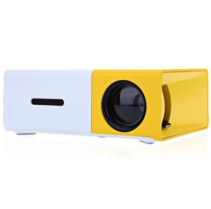 Bolsillo HD 1080P HD Led Mini proyector YG300 resolución 480*320P proyector portátil Dispositivo de potencia de banco - Product Image 1