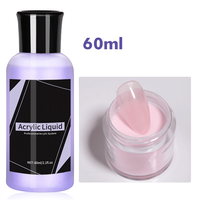 Monomère acrylique de haute qualité 60ml, liquide pour ongles inodore, liquide pour ongles