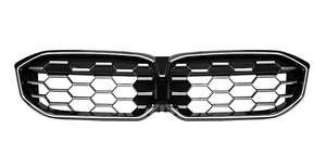 Calandre avant en diamant ADT G20 pour Série 3 G20 2019-2022, calandre en ABS noir brillant - Product Image 2