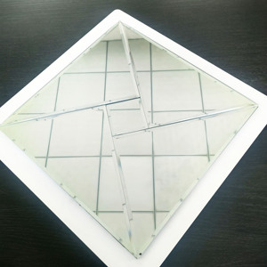 AYSHA 2025 Hot Selling Art Deco <strong>Square</strong> Glass Mosaic <strong>Mirror</strong> with Easy Installation for Home Decoration - Product Image 4