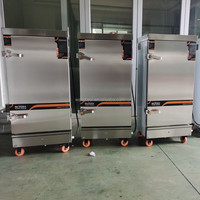 Commercial 304 acier inoxydable de qualité alimentaire gaz électrique 8 12 24 48 plateau boulette riz vapeur Machine