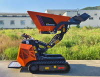 Antspower 2026 CE-Zertifizierter Hydraulischer 13,5 PS Benzinmotor-Angetriebener 600 kg Selbstladender Raupen-Hydraulik-Minidumper