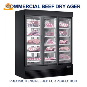 Refrigerador de Maduración en Seco para Carne de Res, Etiqueta Privada ODM, 1450L, 3 Puertas, para Filetes y Salchichas - Product Image 1
