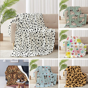 Manta de Felpa con Estampado de Leopardo, Rectangular, Antipilling, Suave y Acogedora para el Hogar, Sofá, Cama, Uso en las Cuatro Estaciones - Product Image 3