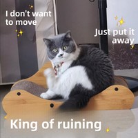 Katzenkratzbaum ohne Beschichtungen, verschleißfest, mit integriertem Katzennest, Haustier-Sofa-Chaiselongue, verdicktes Katzenkrallen-Schleifzubehör