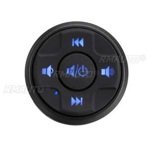 Control Remoto Inalámbrico Universal de 12V para Volante de Auto, 10 Botones, Bluetooth, para Estéreo, DVD, GPS, con Luz Nocturna, Forma Redonda - Product Image 3