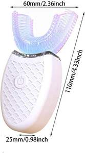 Vente en gros : Brosse à dents sonique intelligente automatique de type U, 4 modes, chargement USB, blanchiment des dents, lumière bleue, poils durs, usage domestique - Product Image 2
