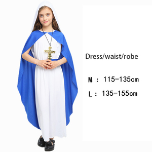 Costumi di Halloween mascherata per i ragazzi ragazze abiti sacerdoti padri missionari in gesuita costumi di cristianesimo per i bambini - Product Image 6