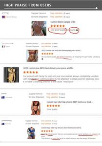 Costume da Bagno Bikini Ecologico ad Asciugatura Rapida in Poliestere/Nylon per Bambine di Due Anni, Prodotto da Yifeng - Product Image 2