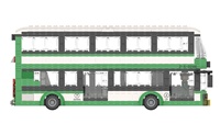 Blocs de construction personnalisés pour bus urbains, idéaux pour l'image d'entreprise, les présentoirs de marque et les cadeaux promotionnels