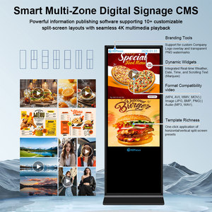 HDFocus Totem Interattivo Touch Screen Senza Cornice da 70 Pollici, 4K UHD, Segnaletica <span class=keywords><strong>Digitale</strong></span> Android WiFi, Display Pubblicitario con CMS Cloud - Product Image 4
