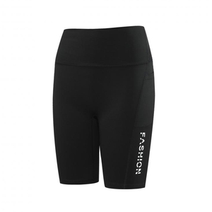 Custom Logo <b>Girls</b> Ribbed Sports <b>Shorts</b> Breathable <b>Gym</b> <b>Shorts</b> Nylon Spandex High Waist Adjustable Drawstring Yoga <b>Short</b> - Product Image 5