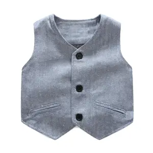 2023 वसंत बच्चा लड़का पार्टी पोशाक सूट लंबी आस्तीन Romper शर्ट शिशु लड़का सज्जन कपड़े सेट 0 करने के लिए 24 महीने बच्चा लड़का कपड़े