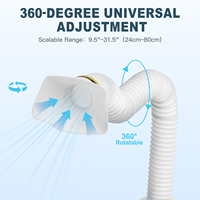 Nouvel extracteur de fumée de soudure portable FES150, absorbeur de fumée de soudage, purificateur d'air, filtration 0,3 µm, longue durée de vie pour laser