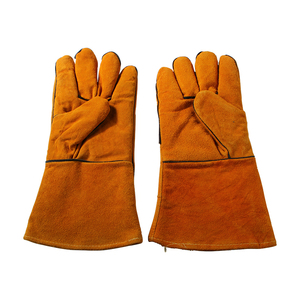 Stuccler ถุงมือนิรภัยหนังซ่อนแยก12 ", ถุงมือ250C ผ้าฝ้ายซับในทนความร้อนสำหรับการหล่อเครื่องประดับและอุปกรณ์ - Product Image 5