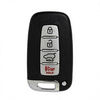 Housse de clé intelligente en caoutchouc à 4 boutons, compatible avec Sportage, Soul, Sorento, Forte, Rio, K5, Optima, Elantra, Sonata, Veloster