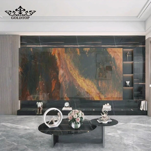 Dalle de pierre naturelle polie moderne GOLDTOP, quartzite Macaubas Illusion, pour plan de travail de cuisine, villa, appartement, hôtel - Product Image 4