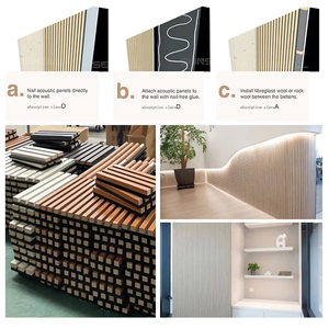 Nhà phân phối vật liệu tái chế chất lượng ổn định vật liệu cách âm MDF + PET Acoustic bọt Bảng điều chỉnh - Product Image 4