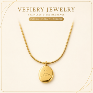 Collier en acier inoxydable pour femme, bijou tendance pour tous les jours - Product Image 1