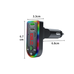 Transmisor FM Justlink BT 5.0, Cargador de Coche con 3 Puertos PD USB C 3.1A de Carga Rápida, Reproductor MP3, Kit de Llamadas Manos Libres con LED de 7 Colores - Product Image 4